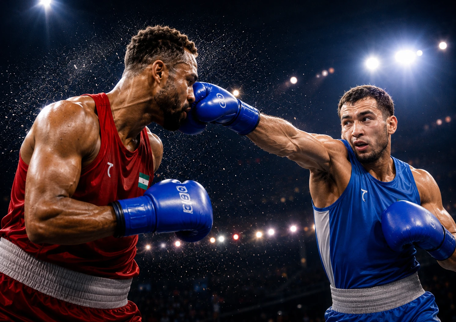 Боксёры в поединке — WBC Евразия Ташкент 2026